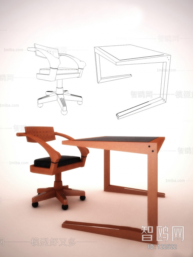 Modern Computer Desk And Chair