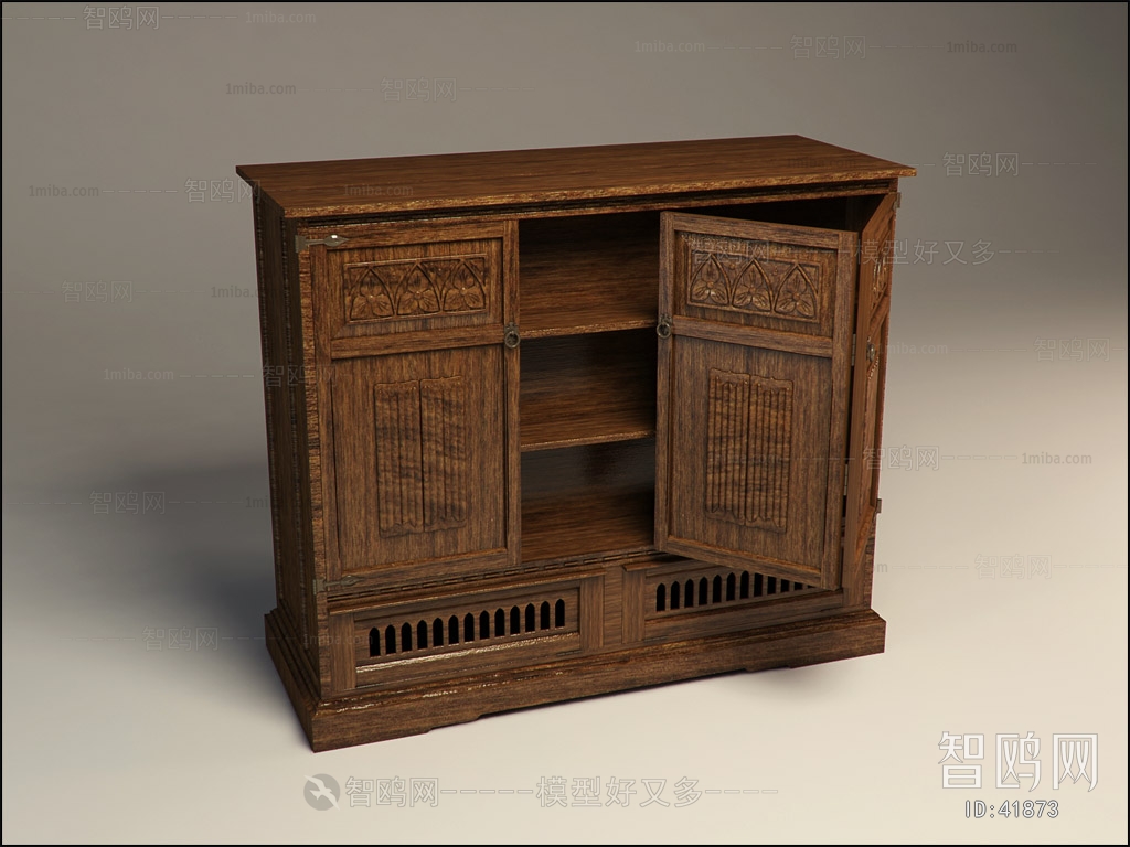 Country Style Side Cabinet/Entrance Cabinet