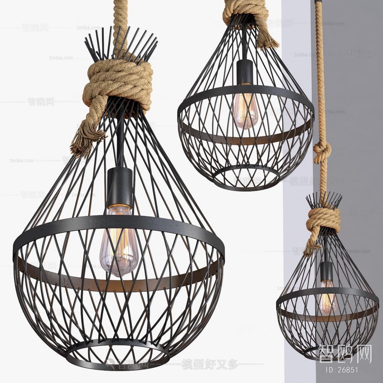 Modern Industrial Style Droplight