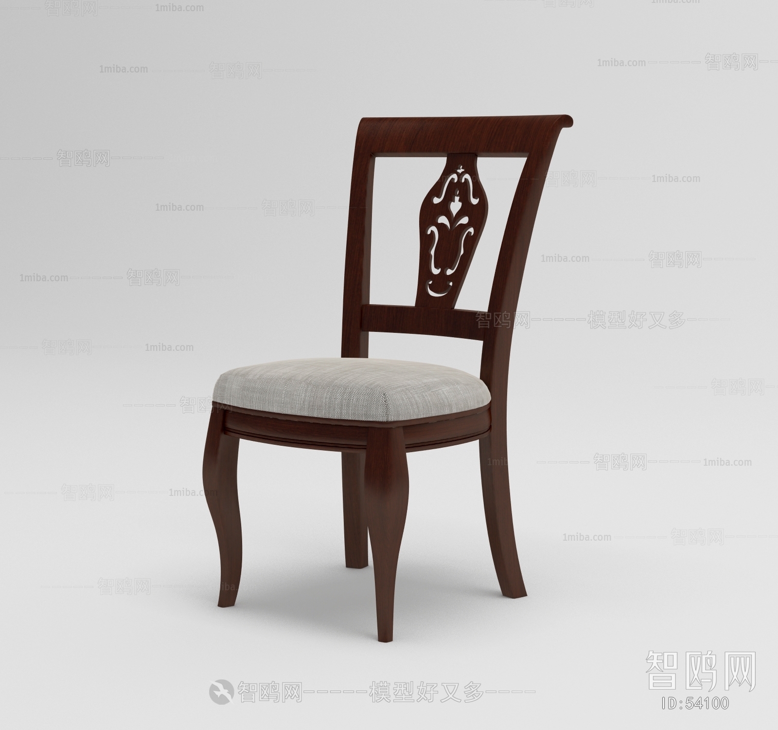 Simple European Style Single Chair