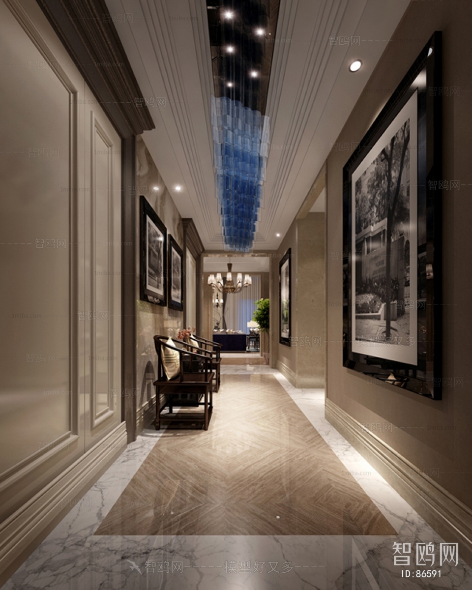 Mix And Match Styles Hallway