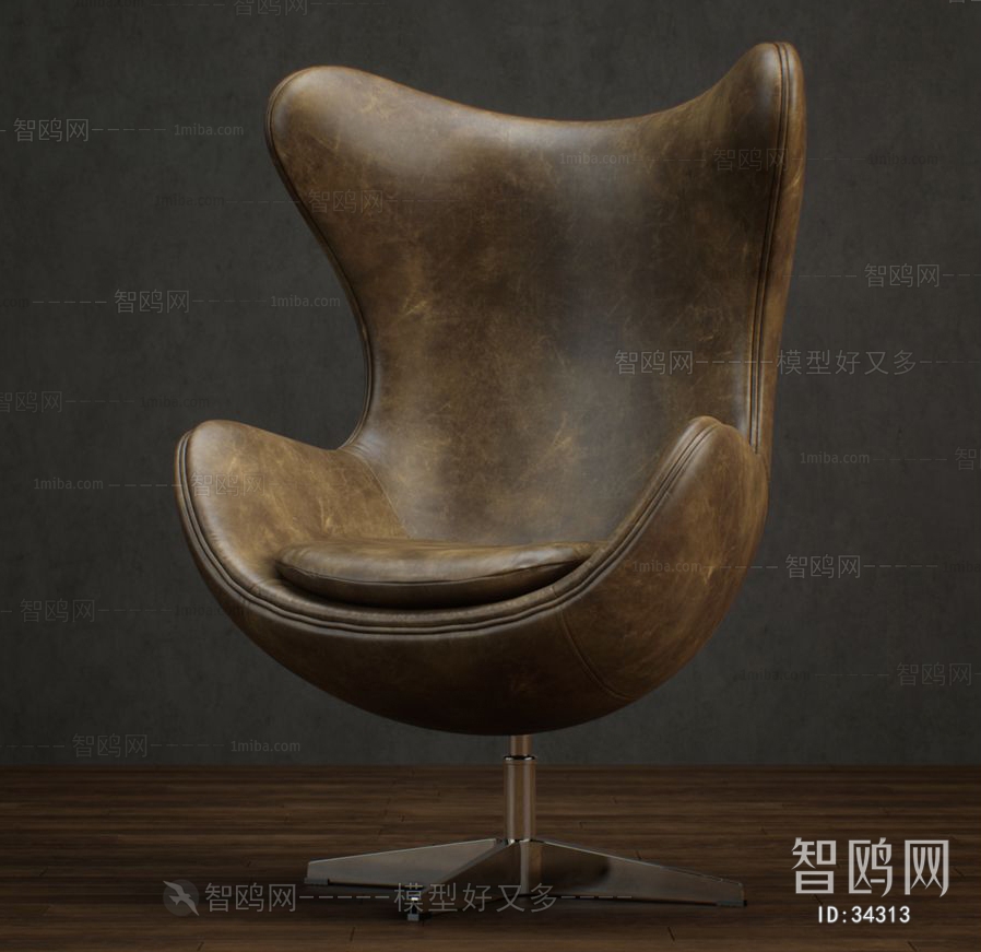 Industrial Style Retro Style Lounge Chair
