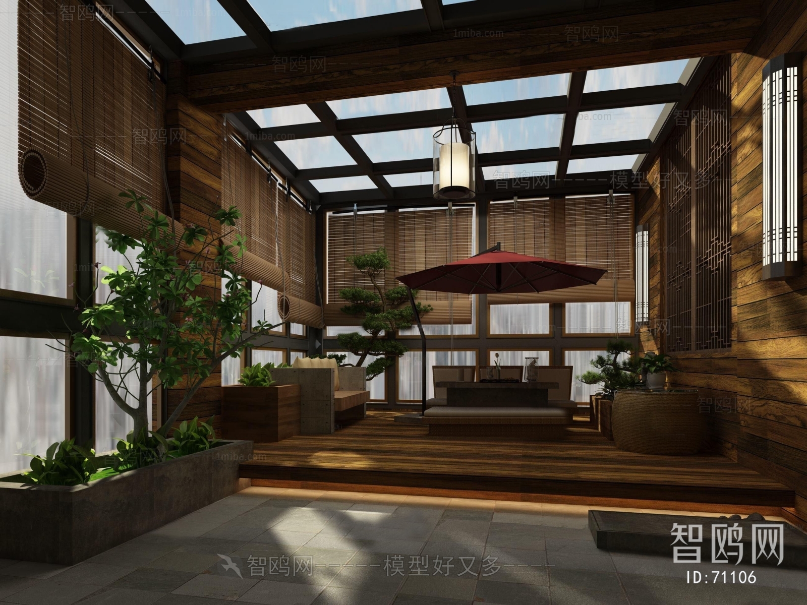 New Chinese Style Balcony