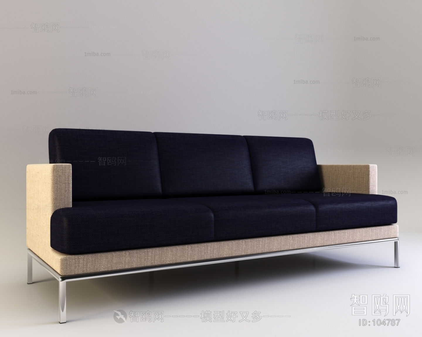 Modern Three-seat Sofa