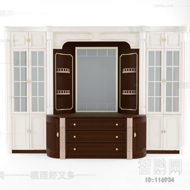 European Style Wine Cabinet