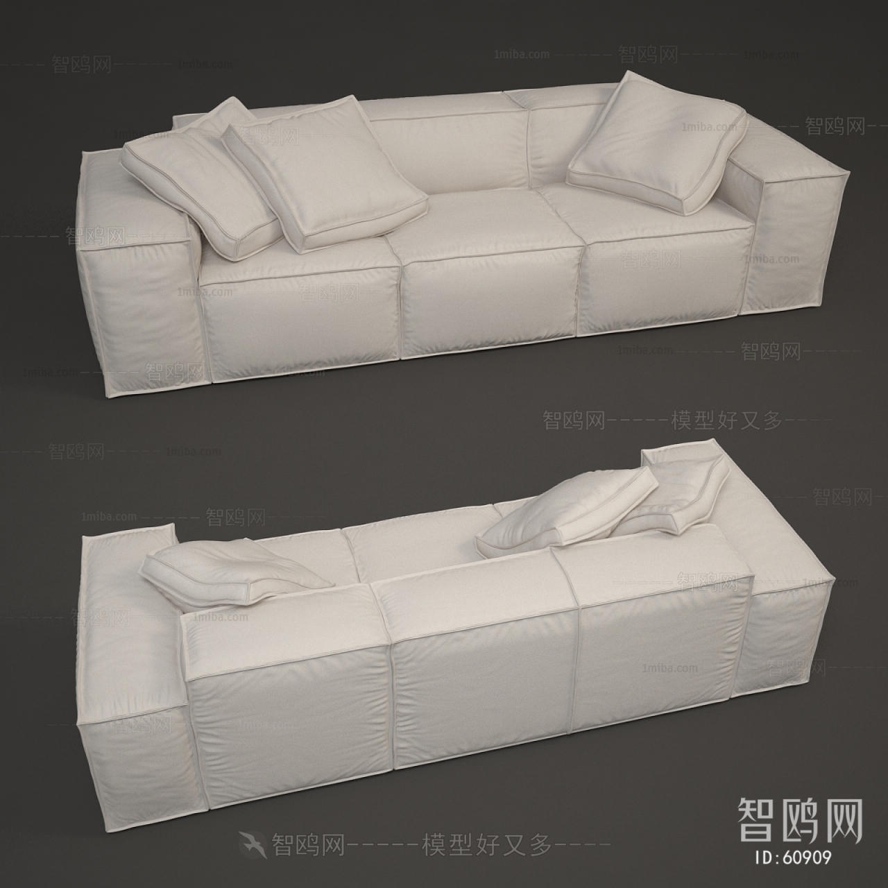 Modern Three-seat Sofa