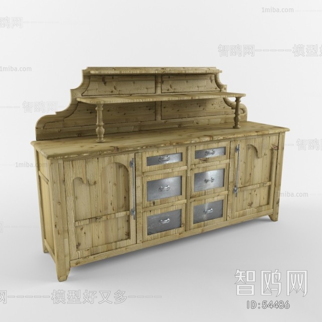 American Style Country Style Side Cabinet/Entrance Cabinet