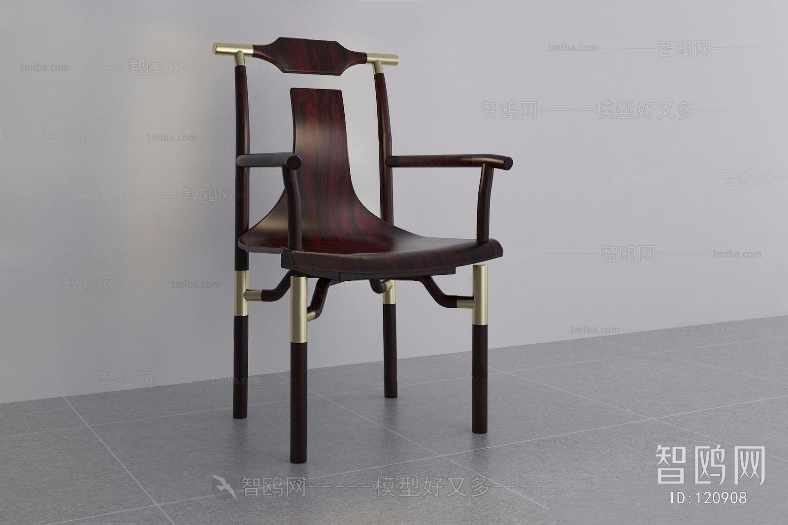 New Chinese Style Single Chair