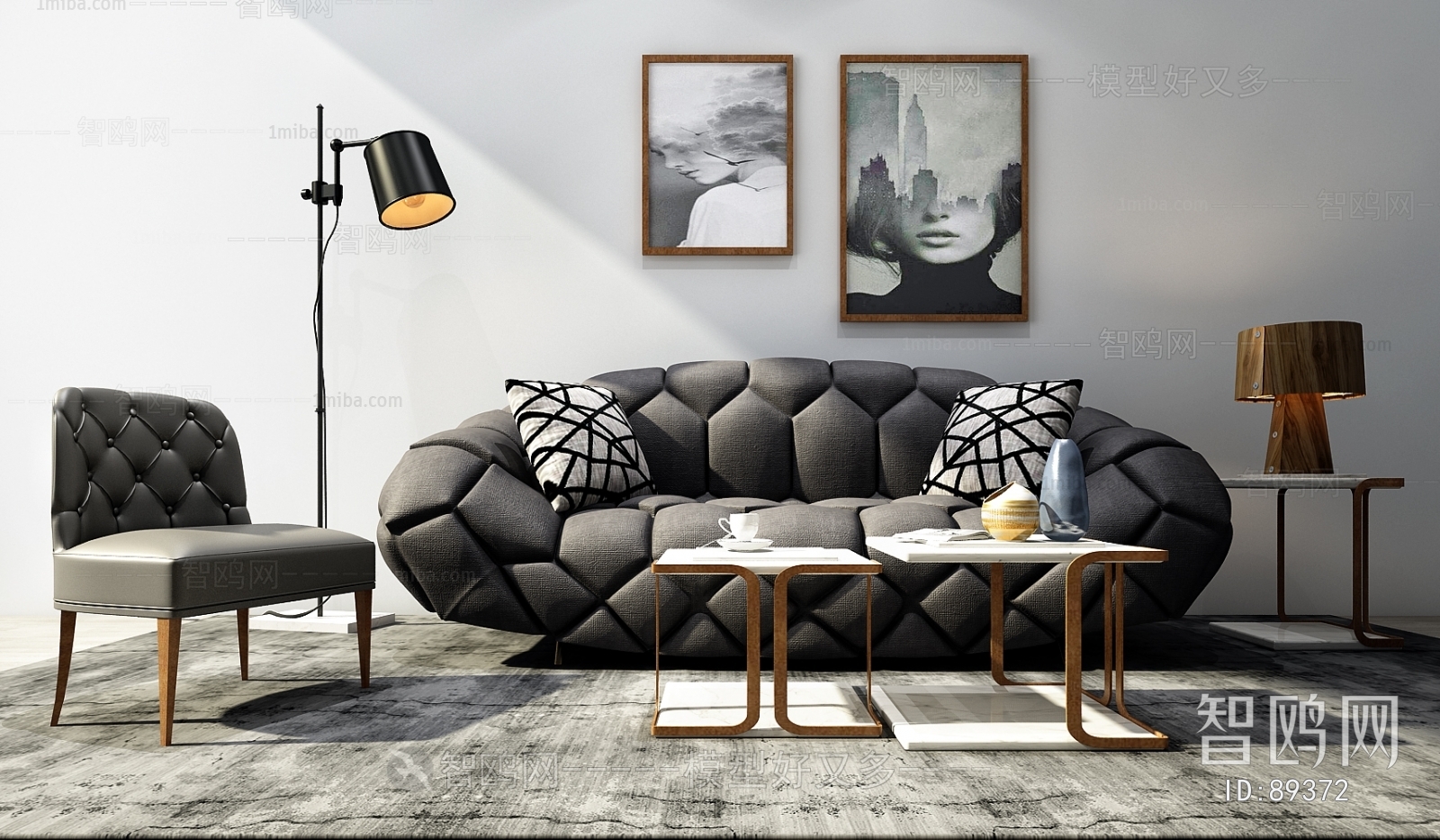 Nordic Style Sofa Combination