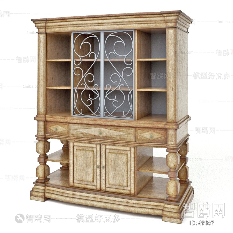 American Style Country Style Wine Cabinet