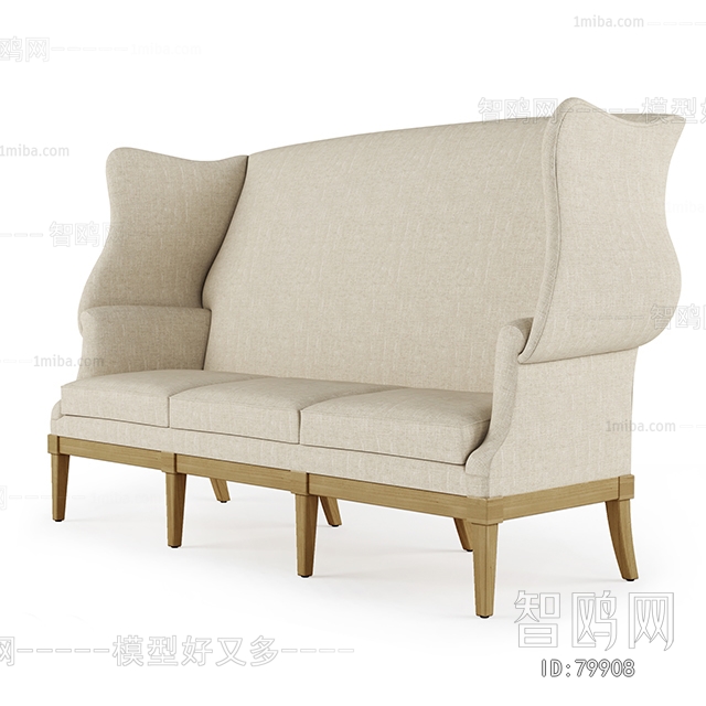 American Style Three-seat Sofa