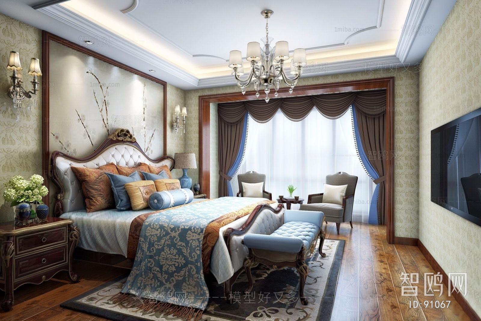 European Style Bedroom