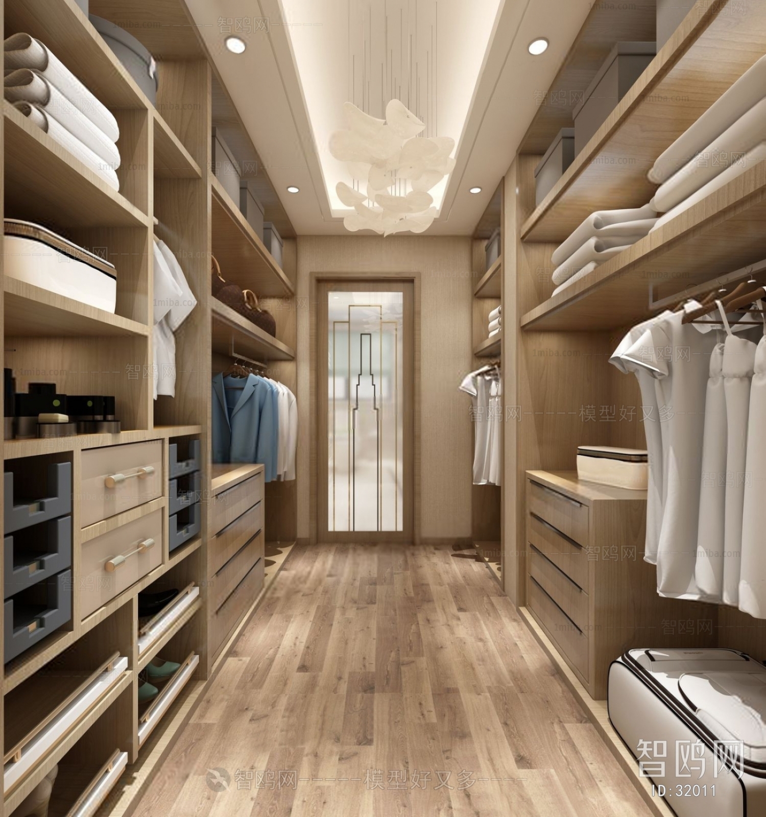 Modern Clothes Storage Area