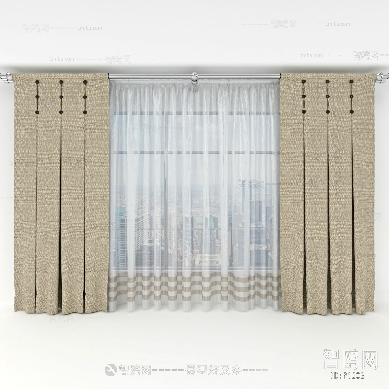 Modern The Curtain