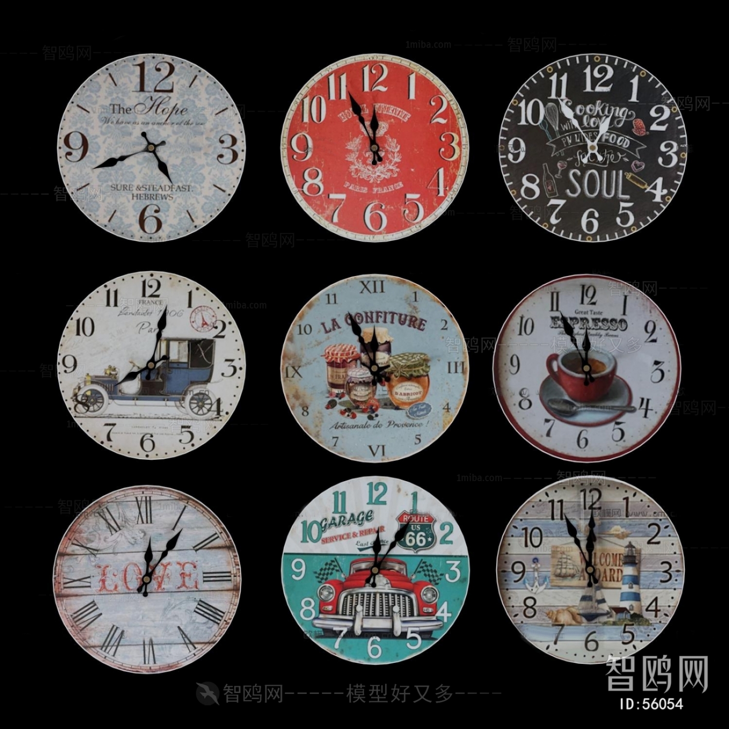 American Style Idyllic Style Clocks And Watches