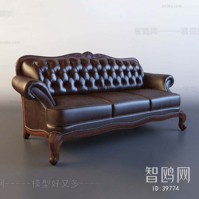 European Style Three-seat Sofa