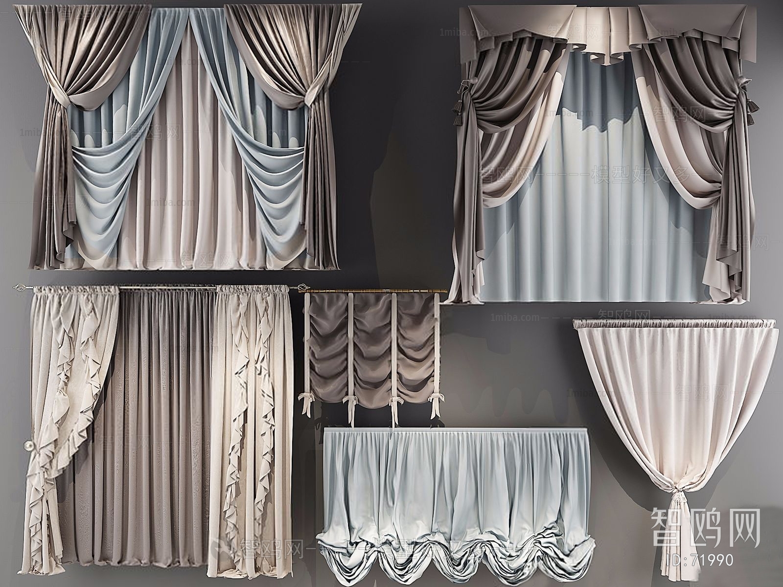 American Style Simple European Style The Curtain