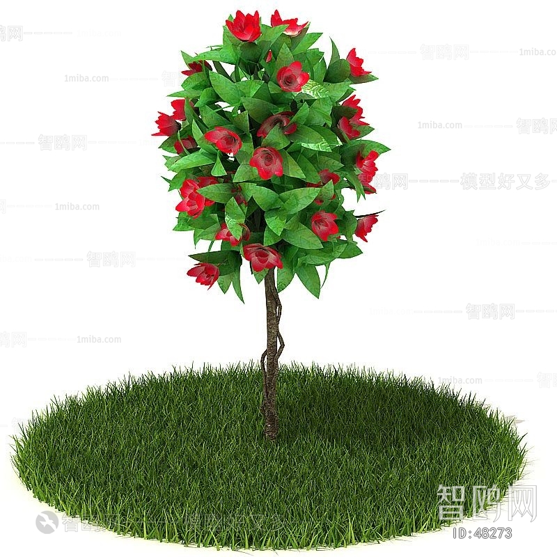 Modern Tree/shrub/grass