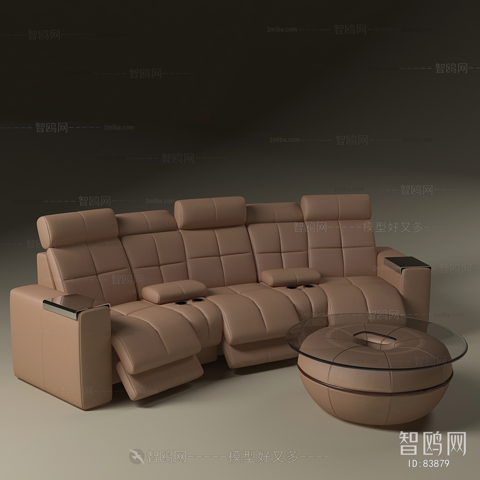 Modern Multi Person Sofa