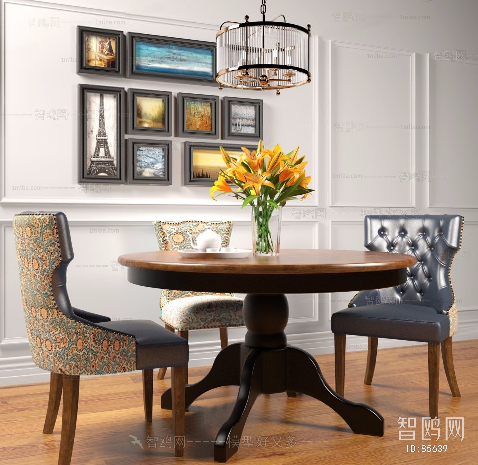 American Style Dining Table And Chairs