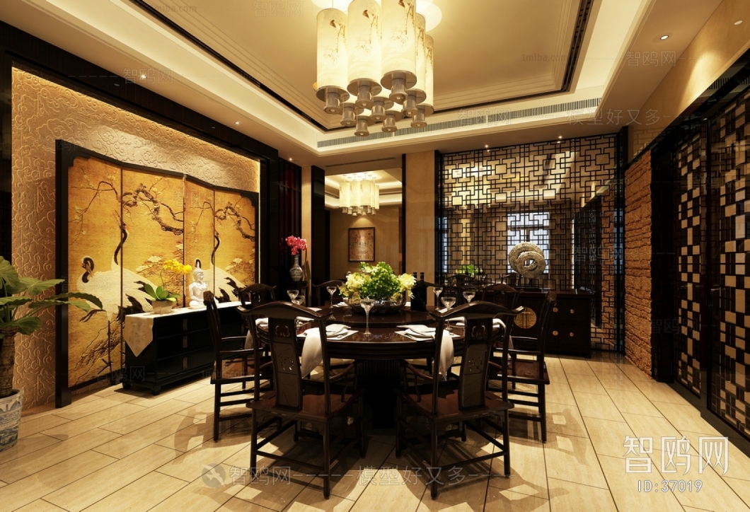 Chinese Style Dining Room