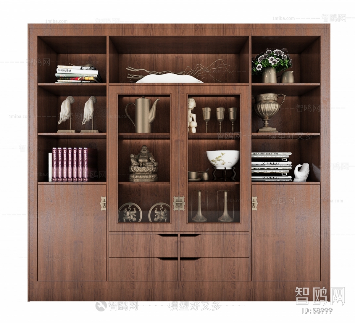 New Chinese Style Bookcase