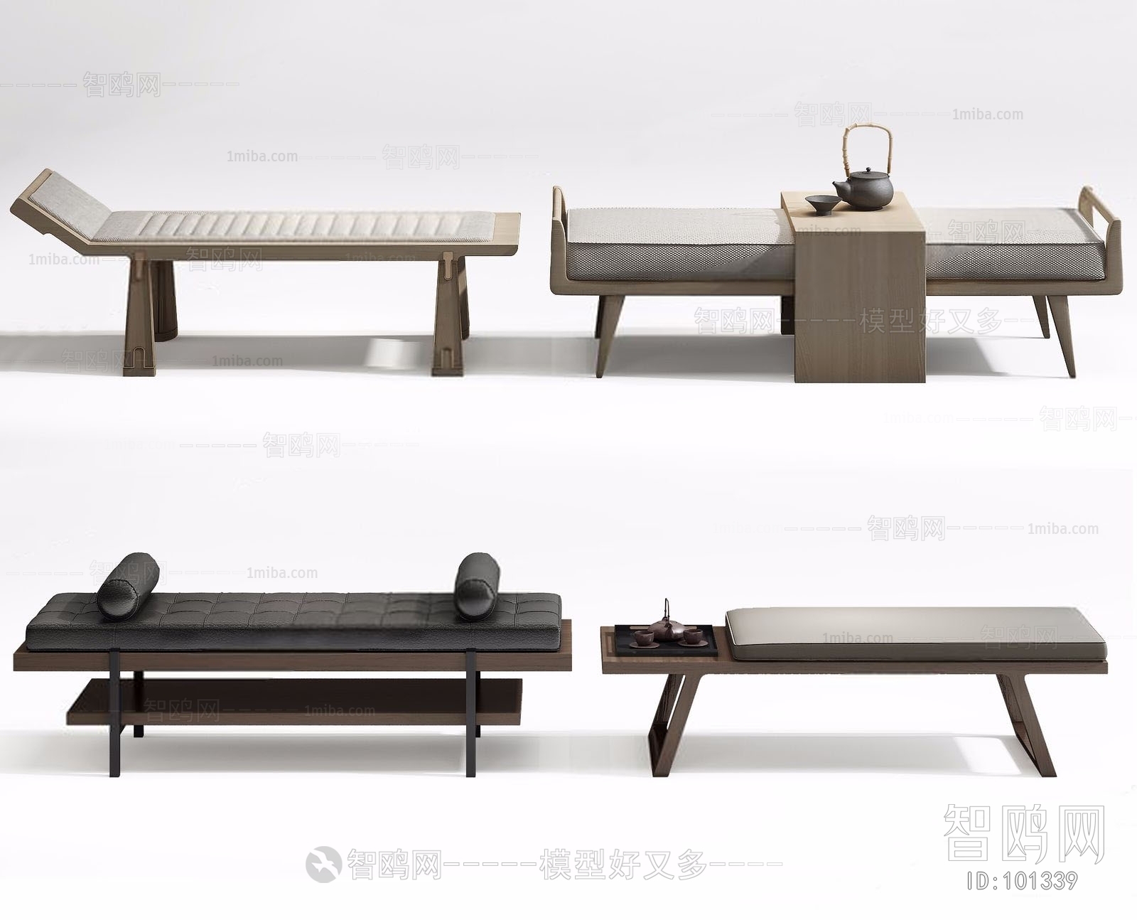 New Chinese Style Bench