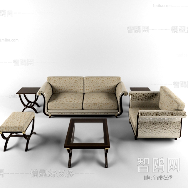 European Style Sofa Combination