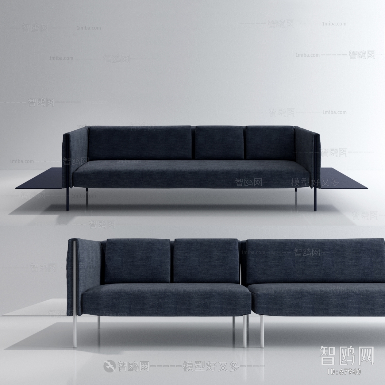 Modern Three-seat Sofa