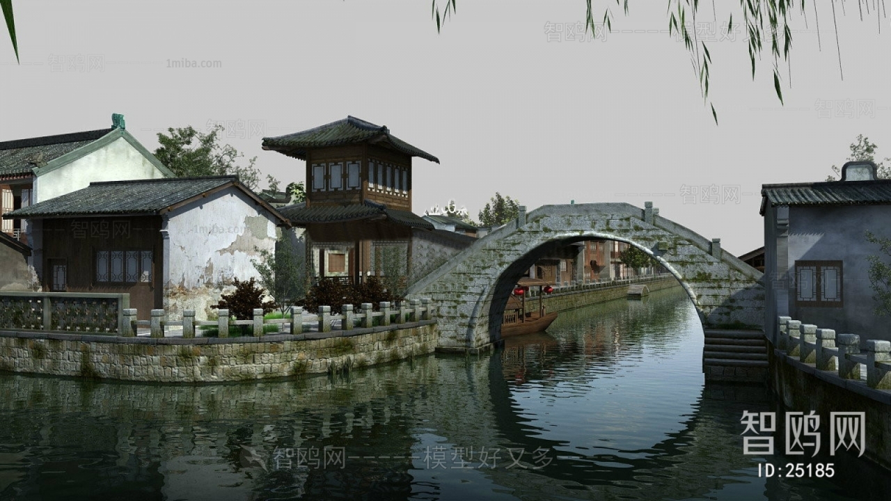 Chinese Style Ancient Architectural Buildings