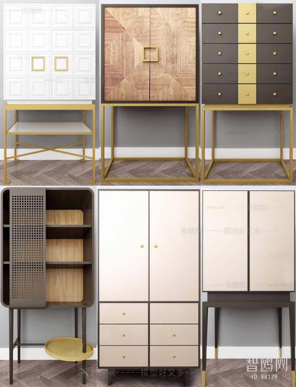 Modern New Chinese Style Side Cabinet