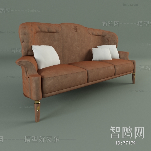 European Style Three-seat Sofa