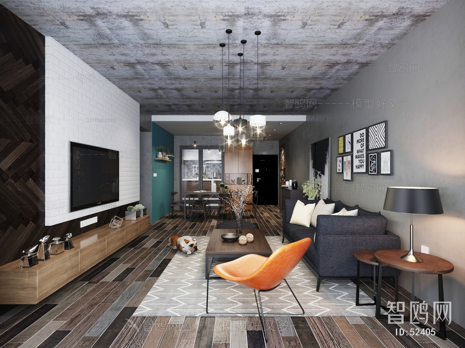 Industrial Style A Living Room