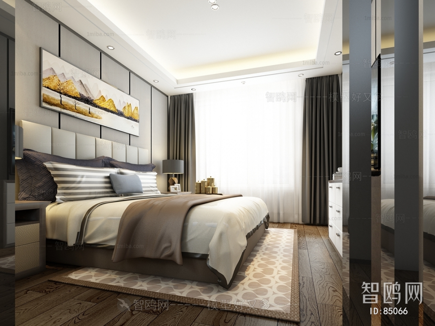 Post Modern Style Bedroom