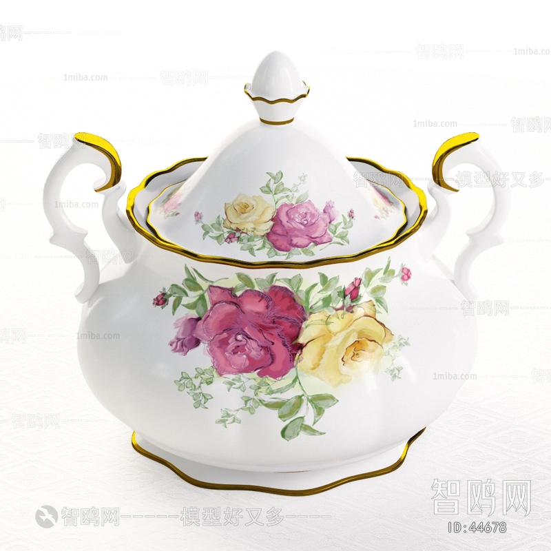 American Style Idyllic Style Tea Set