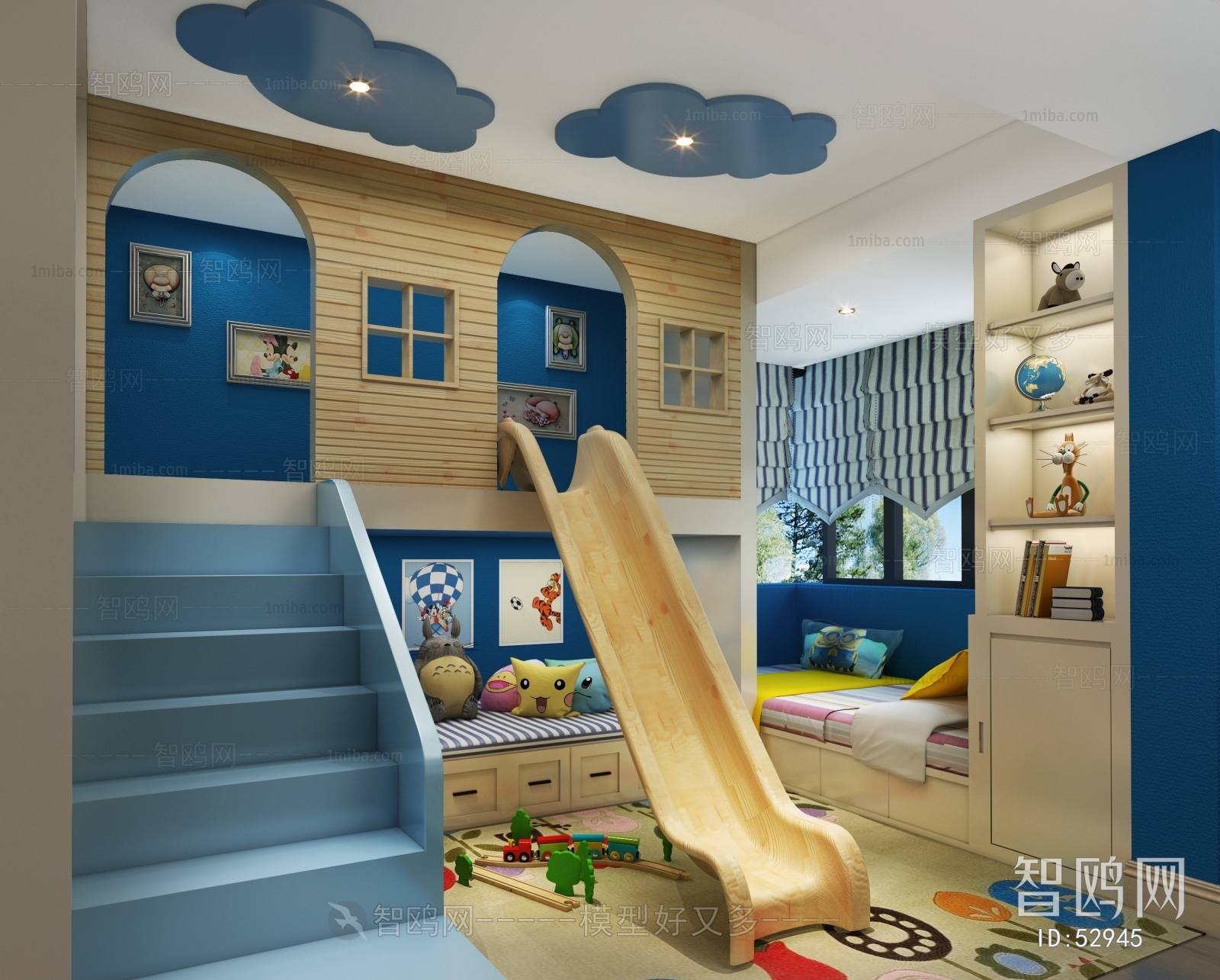 Mediterranean Style Children's Room