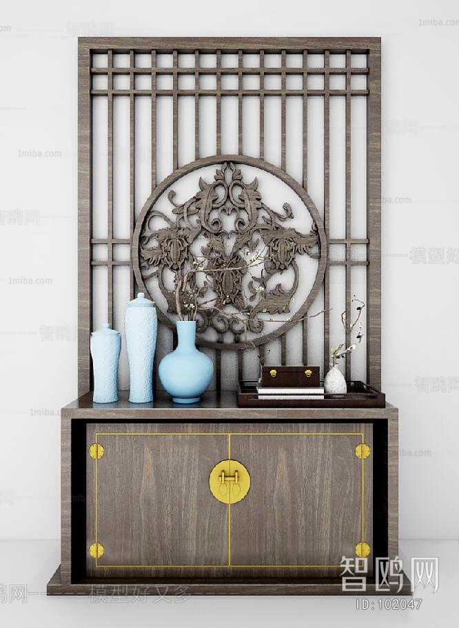 New Chinese Style Side Cabinet/Entrance Cabinet