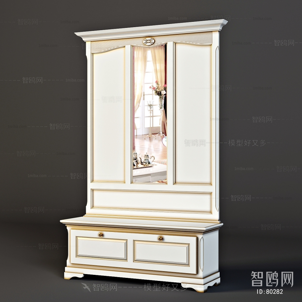 European Style Shoe Cabinet