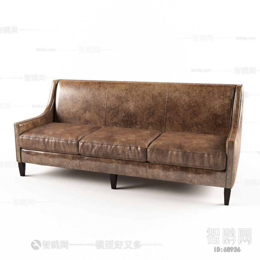 European Style Three-seat Sofa