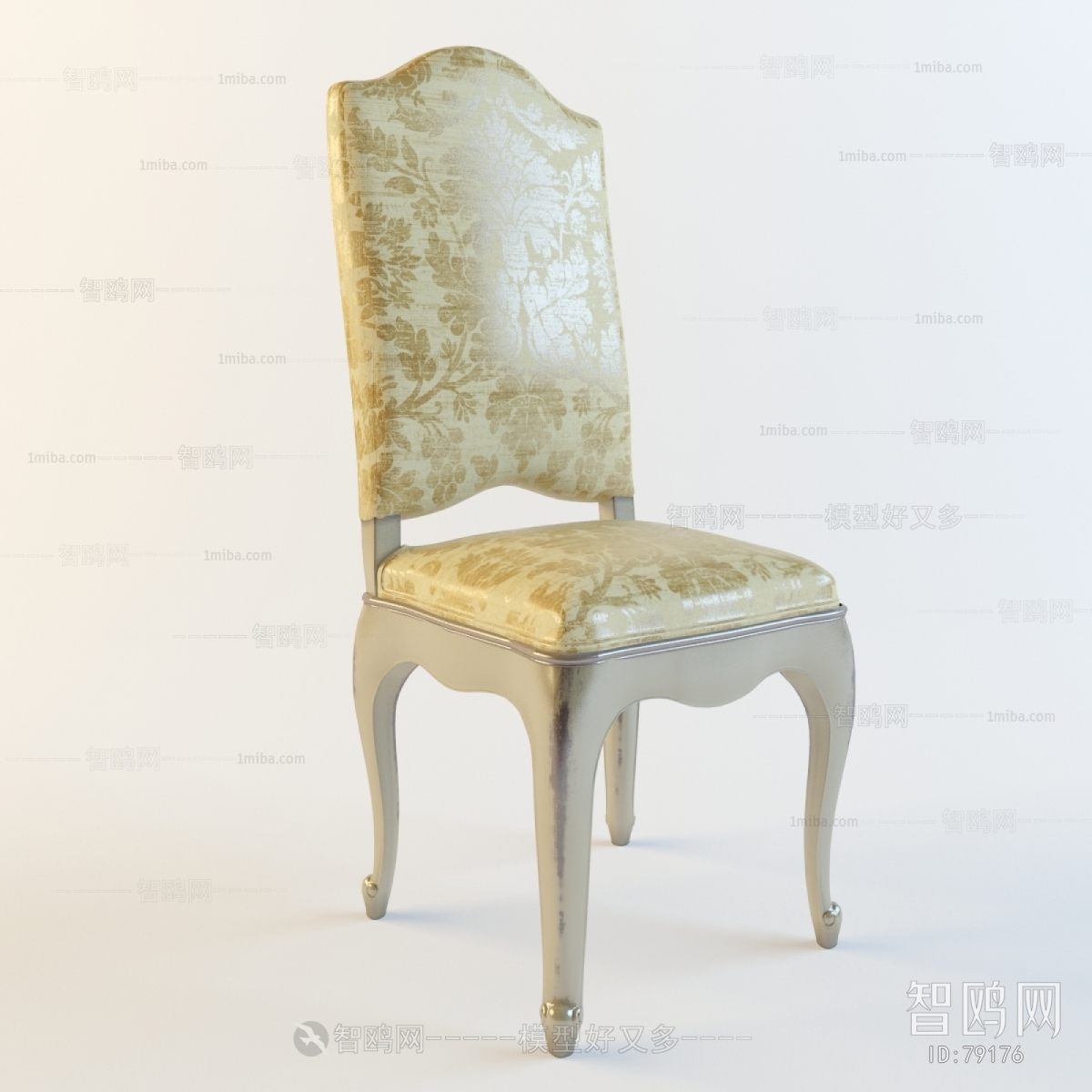 Simple European Style Single Chair