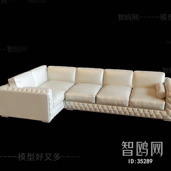 Modern Simple European Style Multi Person Sofa