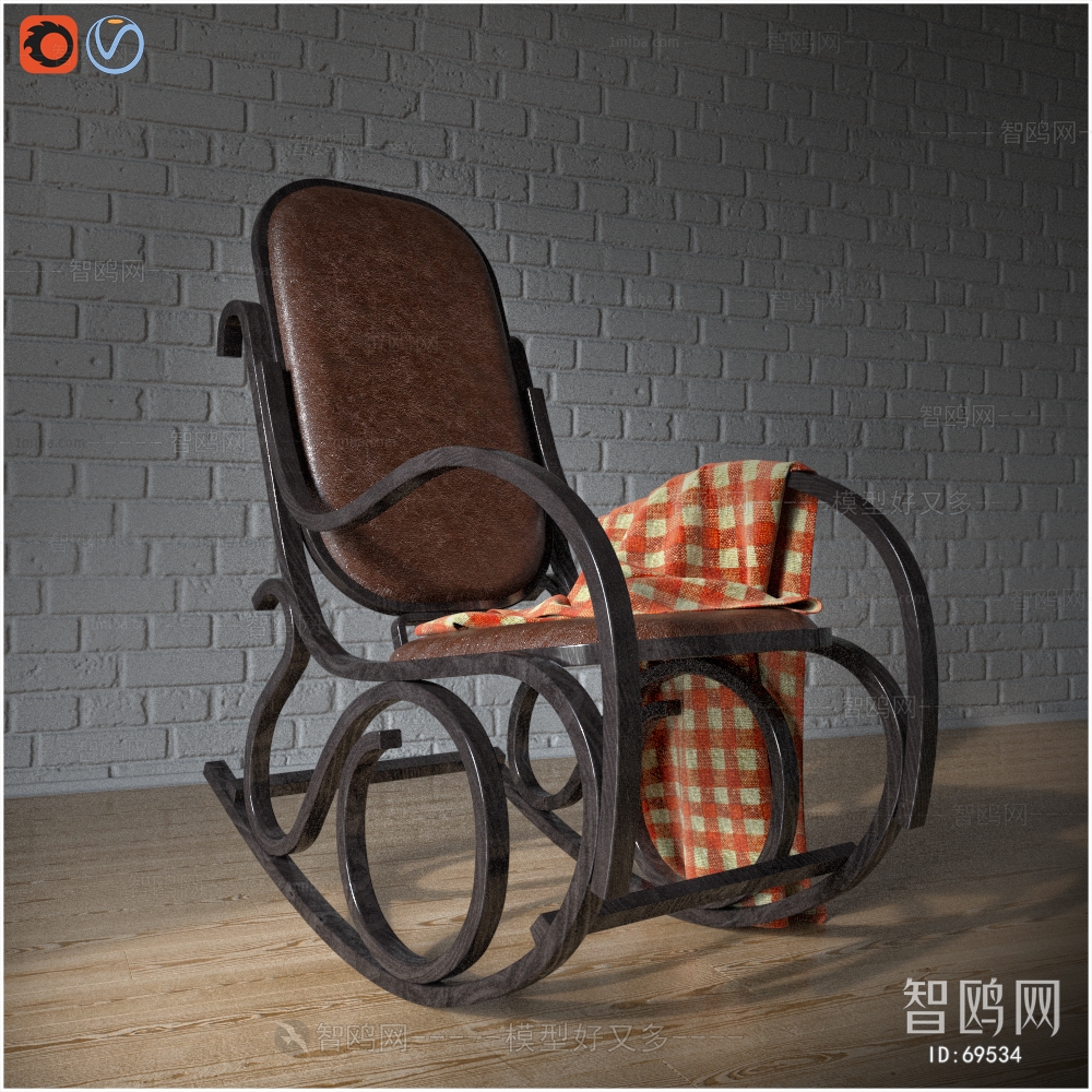 Industrial Style Lounge Chair