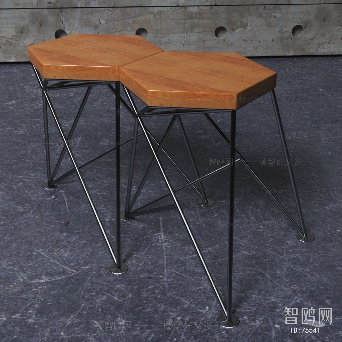 Industrial Style Side Table/corner Table