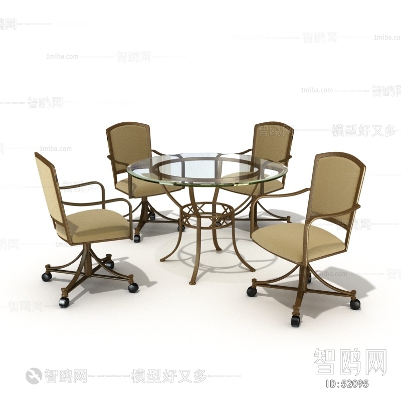 Simple European Style Leisure Table And Chair