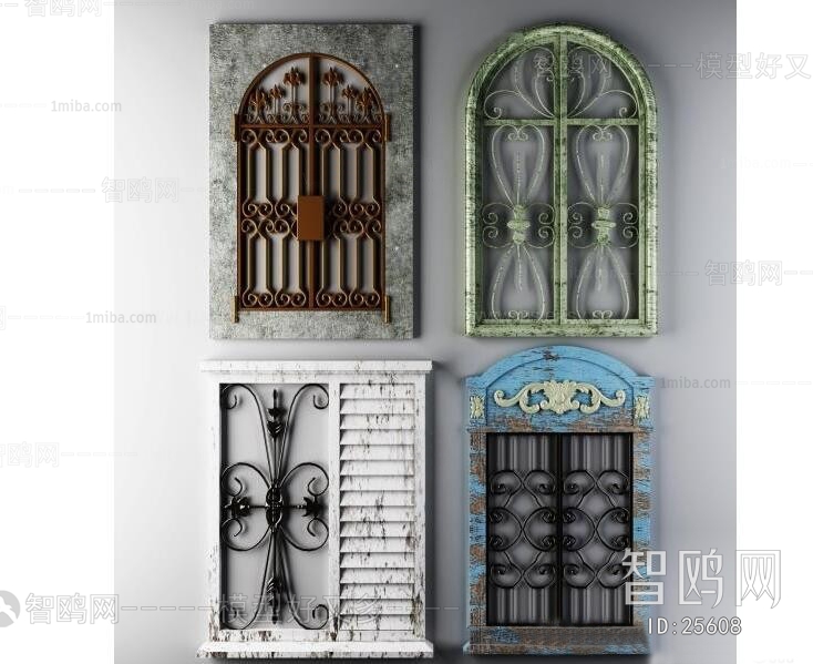 Industrial Style Retro Style Door