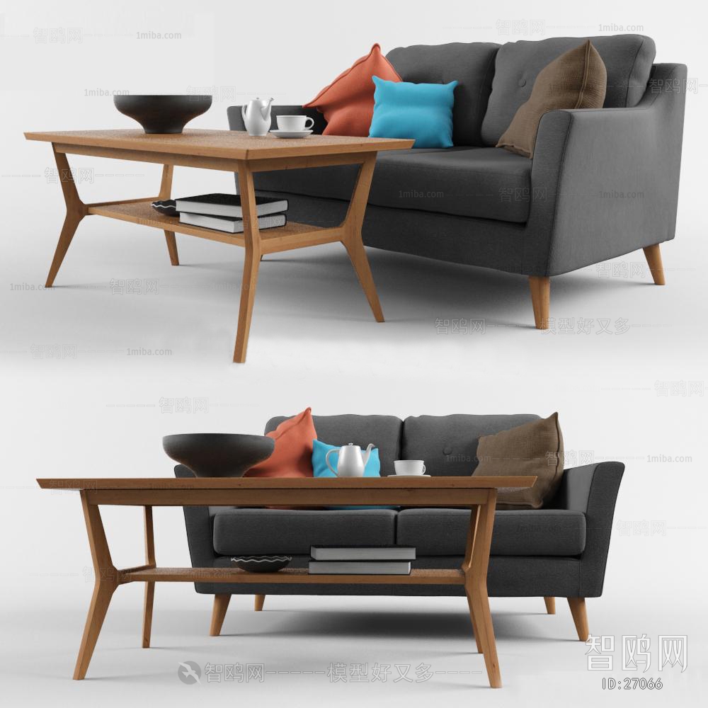 Modern Nordic Style A Sofa For Two