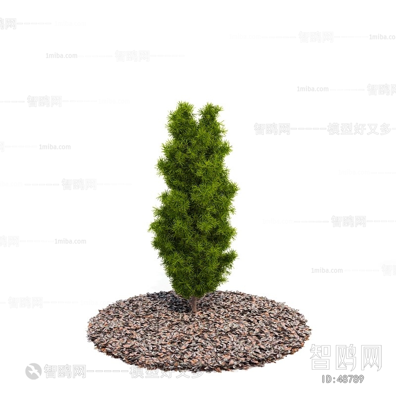 Modern Tree/shrub/grass