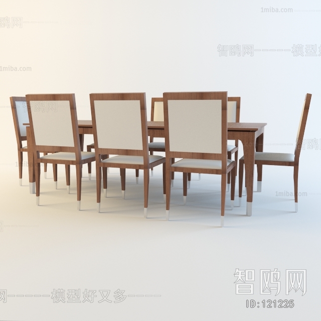 European Style Dining Table And Chairs