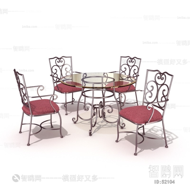 Simple European Style Leisure Table And Chair