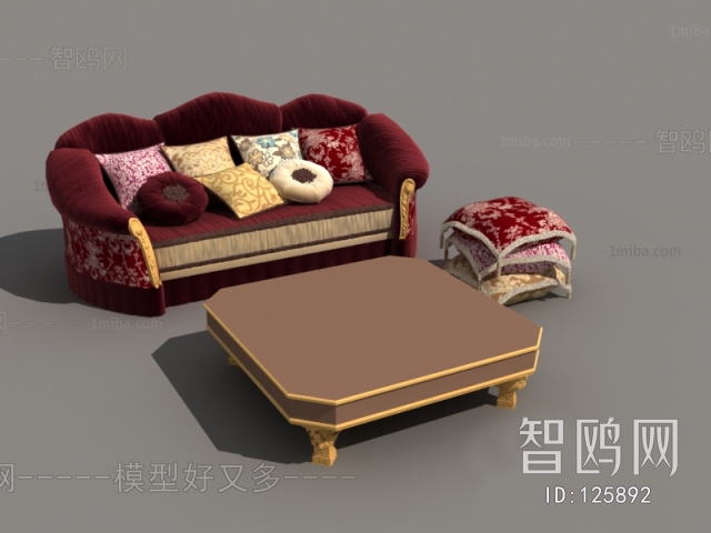 European Style Sofa Combination